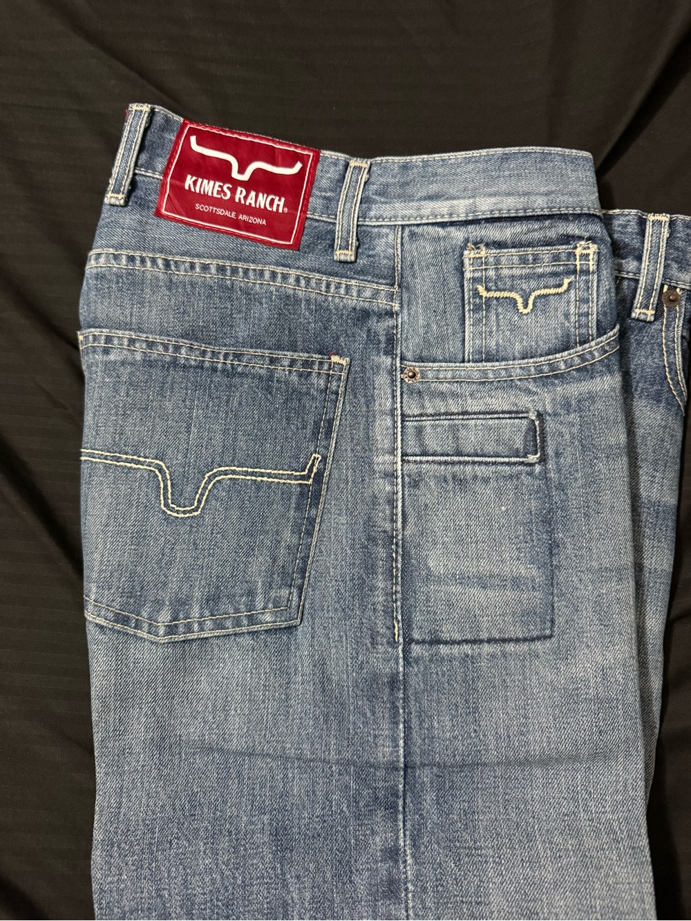 BNWOT Kimes Ranch JAMES Men’s Jeans 29x38 Western Cowboy Medium Wash Denim